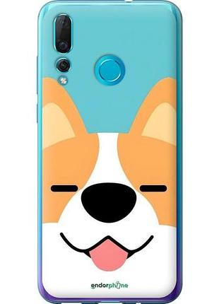 Чехол на huawei nova 4 забавный корги хуавей нова 4