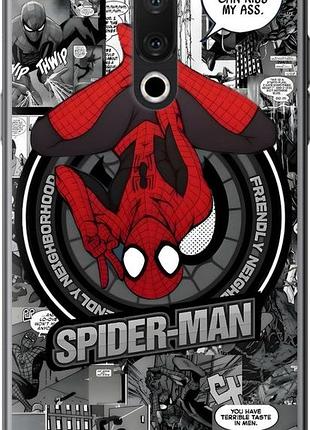 Чехол на meizu 15 человек паук, spiderman мейзу 15