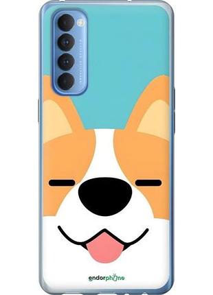 Чехол на oppo reno 4 pro корги