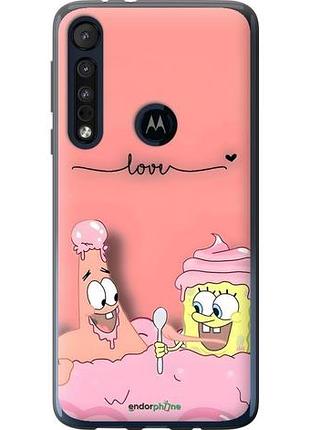 Чехол на motorola one macro спанч боб, sponge bob моторола ван макро