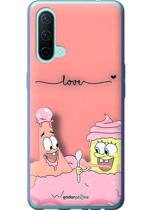 Чехол на oneplus nord ce спанч боб, sponge bob 1+ норд се