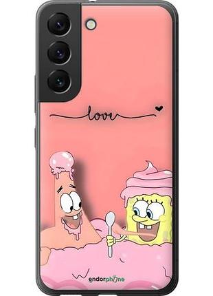 Чехол на samsung galaxy s22 спанч боб, sponge bob самсунг с22
