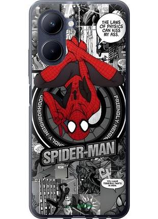 Чехол на realme c33 человек паук, spiderman риалми с33