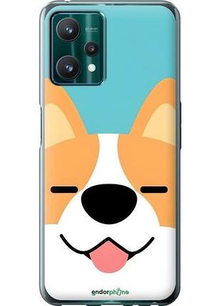 Чехол на realme 9 pro забавный корги риалми 9 про