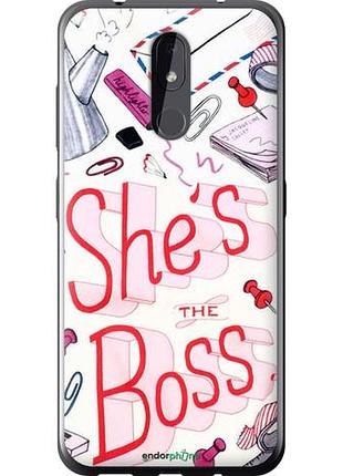 Чехол на nokia 3.2 she's the boss "4254u-1705-10746"