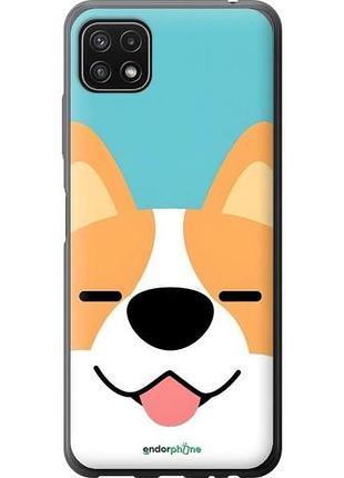 Чехол на samsung galaxy a22 5g a226b забавный корги самсунг а22 5г а226б