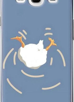 Чехол на samsung galaxy s3 i9300 смешная утка, гусь самсунг с3 и9300