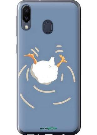 Чехол на samsung galaxy m20 смешная утка, гусь самсунг м20