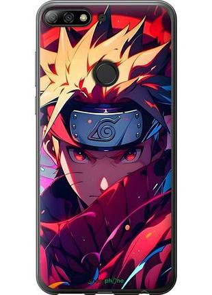 Чехол на huawei honor 7c pro наруто naruto хуавей хонор 7с про