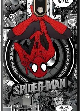 Чехол на motorola moto g4 plus человек паук, spiderman моторола мото г4 плюс