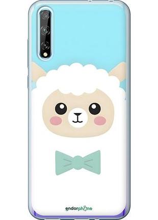 Чехол на huawei p smart s милый барашек хуавей п смарт с