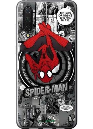 Чехол на xiaomi mi 9 lite человек паук, spiderman сяоми ми 9 лайт