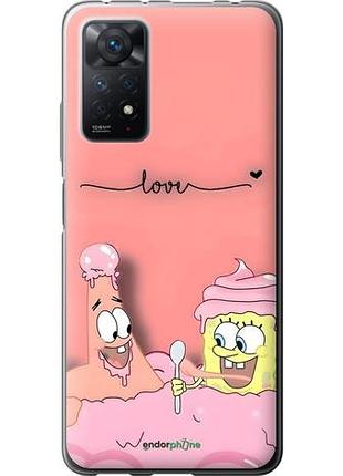 Чехол на xiaomi redmi note 12 pro спанч боб, sponge bob сяоми редми ноут 12 про