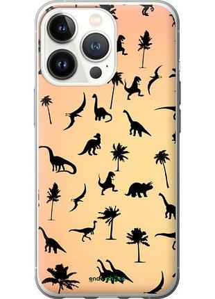 Чехол на iphone 13 pro динозаврики 1 "4772u-2372-10746"