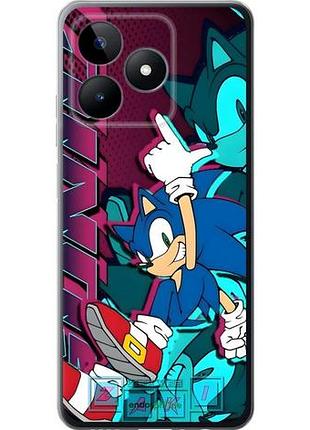 Чехол на realme c51 соник sonic риалми с51