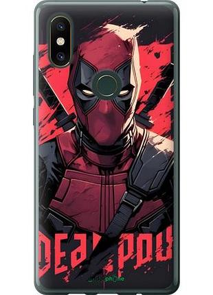 Чехол на xiaomi mi mix 2s дэдпул, deadpool сяоми ми микс 2с