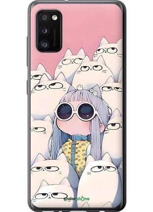 Чохол на samsung galaxy a41 a415f малятко з котами