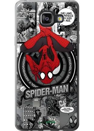 Чехол на samsung galaxy a5 (2016) a510f человек паук, spiderman самсунг а5 (2016) а510ф