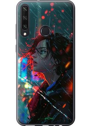 Чехол на huawei y6p ночные огни "6096u-1952-10746"