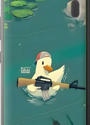 Чехол на lenovo k3 note k50-t5 уточка с автоматом леново к3 ноут к50-т5