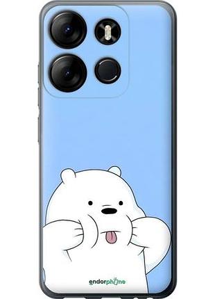 Чехол на tecno spark go 2023 bf7 милый мишка текно спарк гo 2023 бф7