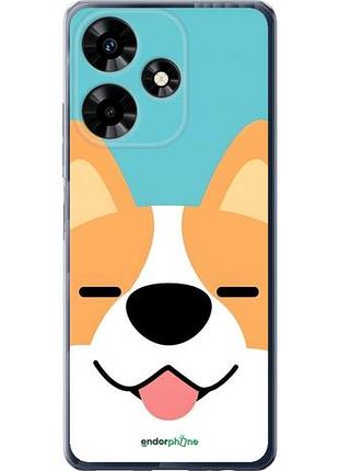 Чехол на infinix hot 30 забавный корги инфикс хот 30