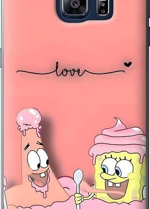 Чехол на samsung galaxy s6 edge plus g928 спанч боб, sponge bob самсунг с6 эдж плюс г928