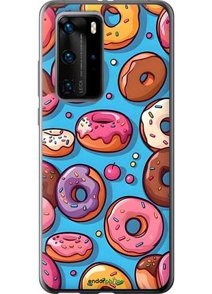 Чохол на huawei p40 pro пончики