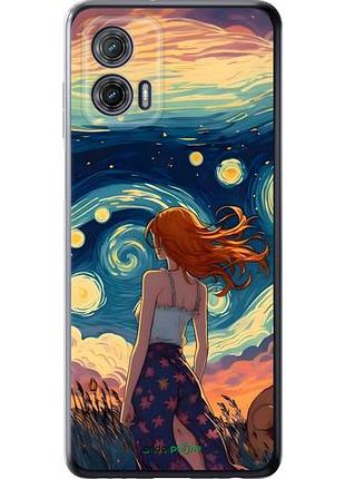 Чохол на motorola g73 дівчина арт