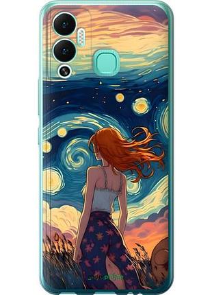 Чохол на infinix hot 12 play дівчина арт