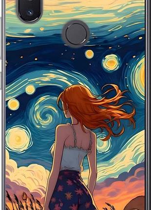 Чохол на xiaomi mi8 se дівчина арт