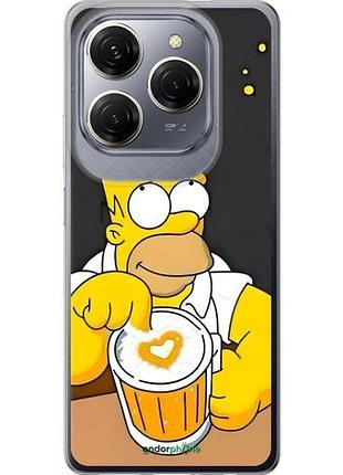 Чехол на tecno spark 20 pro гомер пиво