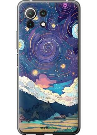 Чохол на xiaomi mi 11 lite креатиновий арт