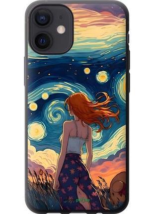 Чехол на iphone 12 mini девушка арт айфон 12 мини