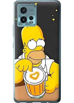 Чехол на motorola g72 гомер пиво моторола г72