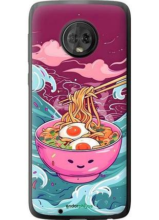 Чехол на motorola moto g6 рамен моторола мото г6