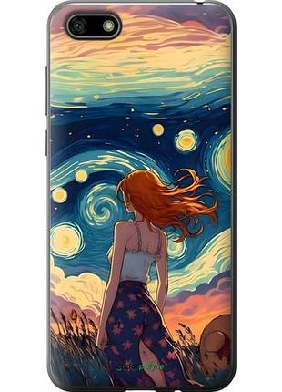 Чохол на huawei y5 2018 дівчина арт