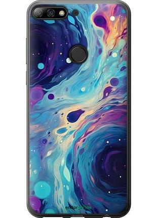Чехол на huawei honor 7c pro арт акварель хуавей хонор 7с про
