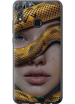 Чехол на huawei honor 8x объятия змеи "6081u-1596-10746"
