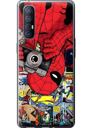 Чехол на oppo reno 3 pro человек паук, spiderman 2 оппо рено 3 про 2