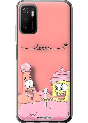 Чехол на xiaomi poco m3 pro спанч боб, sponge bob сяоми поко м3 про