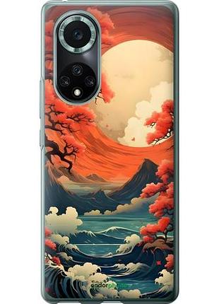 Чехол на huawei nova 9 pro природа японии хуавей нова 9 про