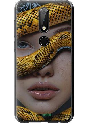 Чехол на nokia 6.1 plus объятия змеи "6081u-1539-10746"