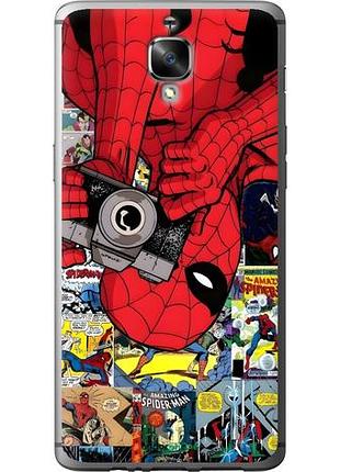 Чехол на oneplus 3 человек паук, spiderman 2 1+ 3 2