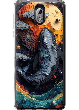 Чохол на nokia 3.1 кит у космосі
