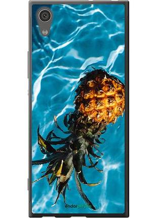 Чехол на sony xperia xa1 g3112 ананас на воде "4384u-964-10746"