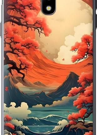 Чехол на samsung galaxy j3 (2017) природа японии самсунг й3 (2017)