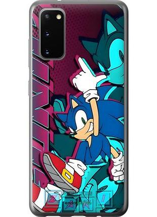 Чехол на samsung galaxy s20 соник sonic самсунг с20