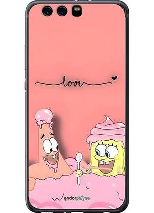 Чехол на huawei p10 plus спанч боб, sponge bob хуавей п10 плюс
