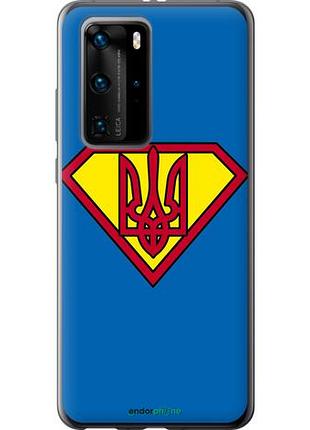 Чехол на huawei p40 pro супер тризуб "1164u-1839-10746"